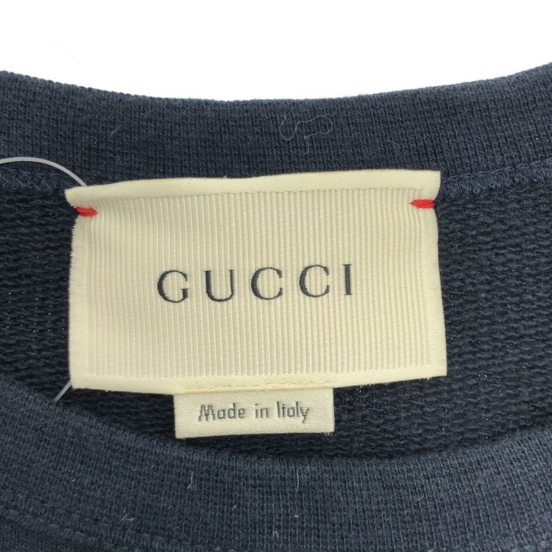 Gucci Kids Line Taiga Patch Sweatshirt 463003 X5q09 Navy 12