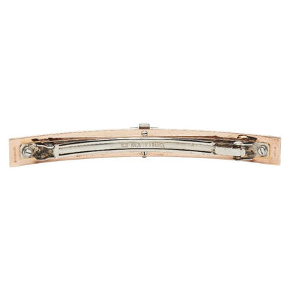 Hermes Irene Barrette Hair Accessory Gold Silver Black Plated Metal Ladies