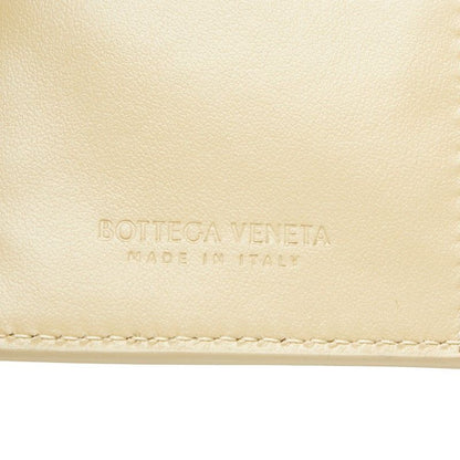 Bottega Veneta Maxi Intrecciato Cassette Beige Leather Women's Bottega Veneta