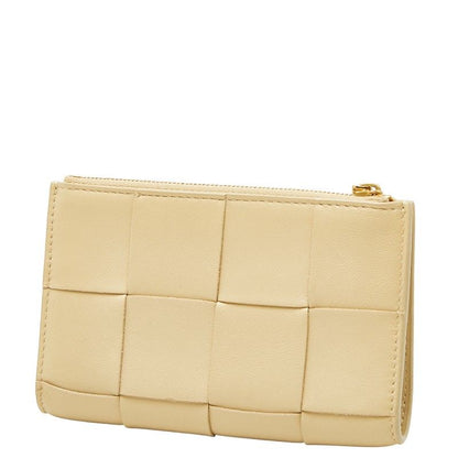 Bottega Veneta Maxi Intrecciato Cassette Beige Leather Women's Bottega Veneta