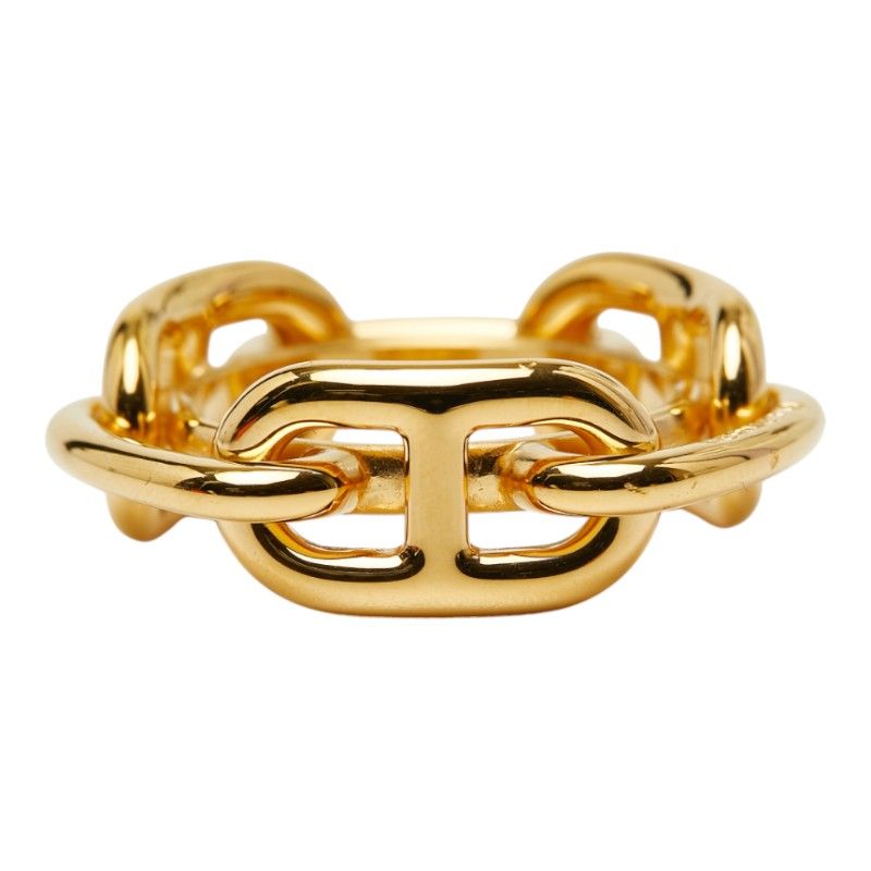 Hermes Lucade Chaine D'ancre Gold Plated Ladies Hermes
