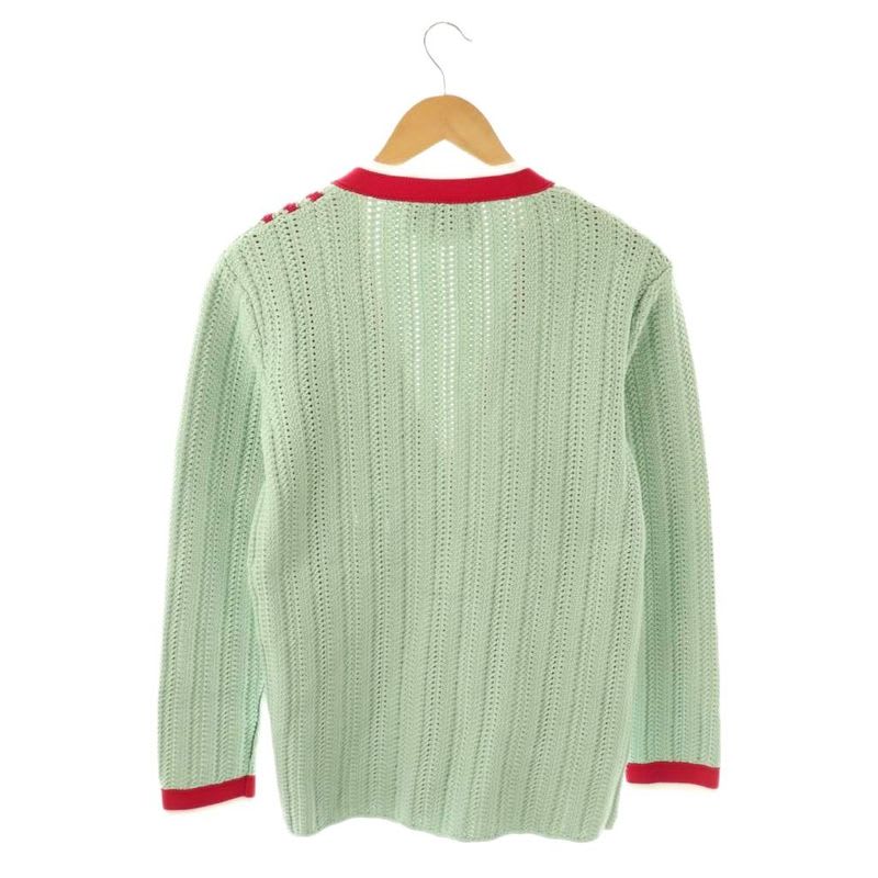 Gucci Adidas Adidasoriginal Line Logo Low Gauge Knit Cardigan XS