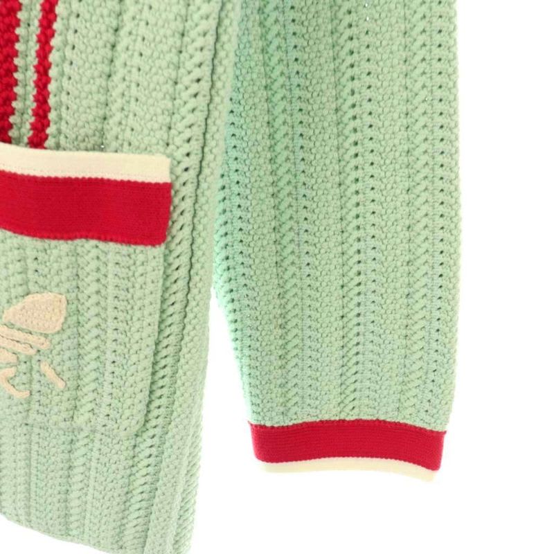 Gucci Adidas Adidasoriginal Line Logo Low Gauge Knit Cardigan XS