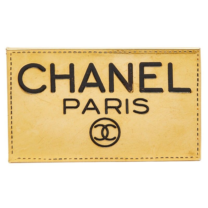 Chanel Logo Gold Plated Ladies Chanel