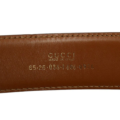 Gucci Belt Size: 65 26 036 1406 0956 Black Leather Women's Gucci