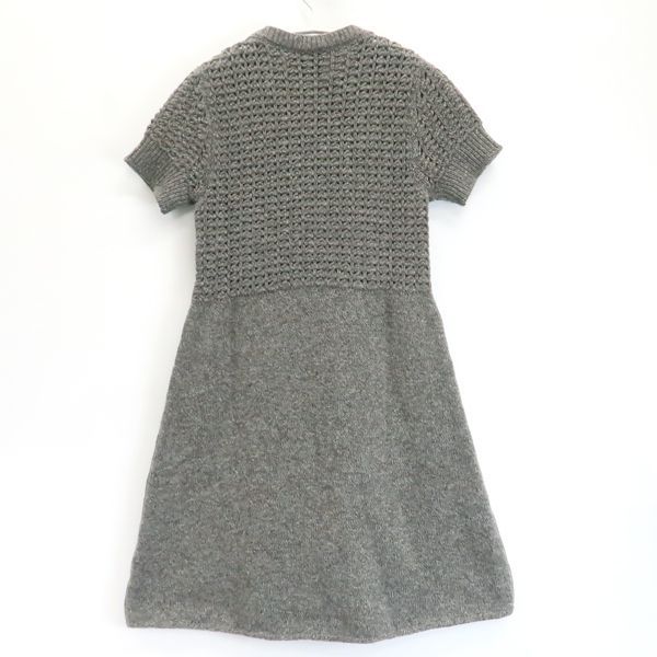 Chanel Sports Line Knit Dress 09A Coco Mark P36613 K02248 Wool X Cashmere Short