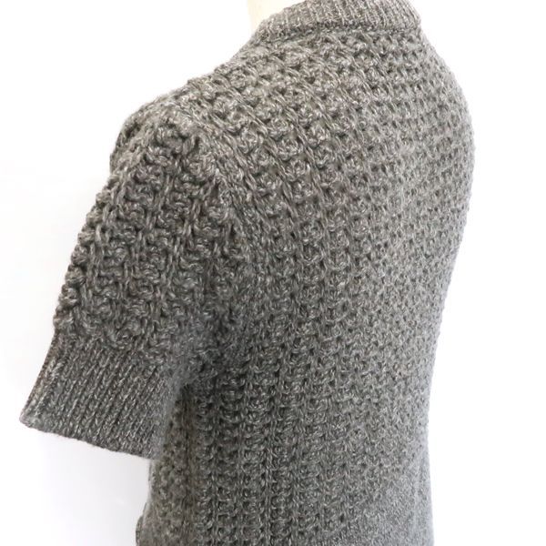 Chanel Sports Line Knit Dress 09A Coco Mark P36613 K02248 Wool X Cashmere Short