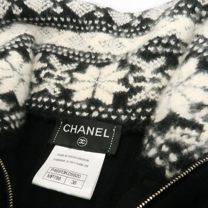 Chanel Zip Up Knit Jacket P46913 K05920 Front Zipper Nordic Chanel