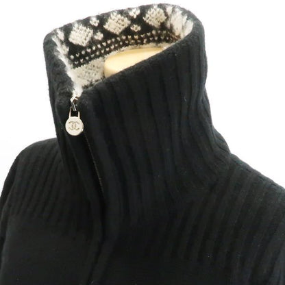 Chanel Zip Up Knit Jacket P46913 K05920 Front Zipper Nordic Chanel
