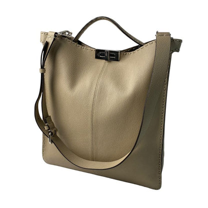 Fendi Women's Peekaboo Selleria ICYU 7 Va528 2-Way Shoulder Bag Tote Bag Crossbody