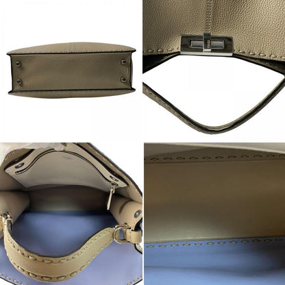 Fendi Women's Peekaboo Selleria ICYU 7 Va528 2-Way Shoulder Bag Tote Bag Crossbody