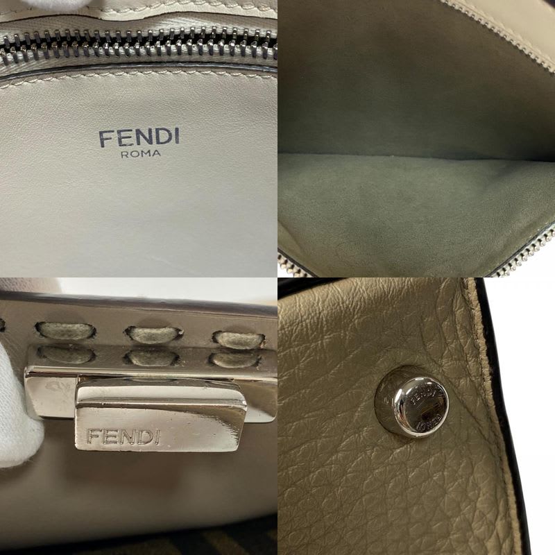 Fendi Women's Peekaboo Selleria ICYU 7 Va528 2-Way Shoulder Bag Tote Bag Crossbody