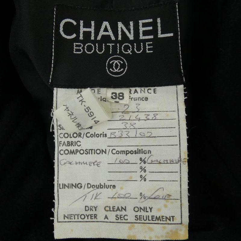 Chanel 21438 Coat Size 38 Vintage