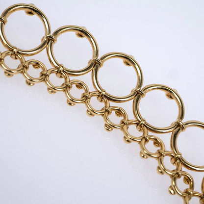 Tiffany & Co Graduated Link Double Low Choker 750yg 18K Yellow Gold