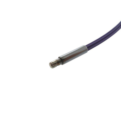 Hermes Ricine Choker Plastic Wire Purple 1413