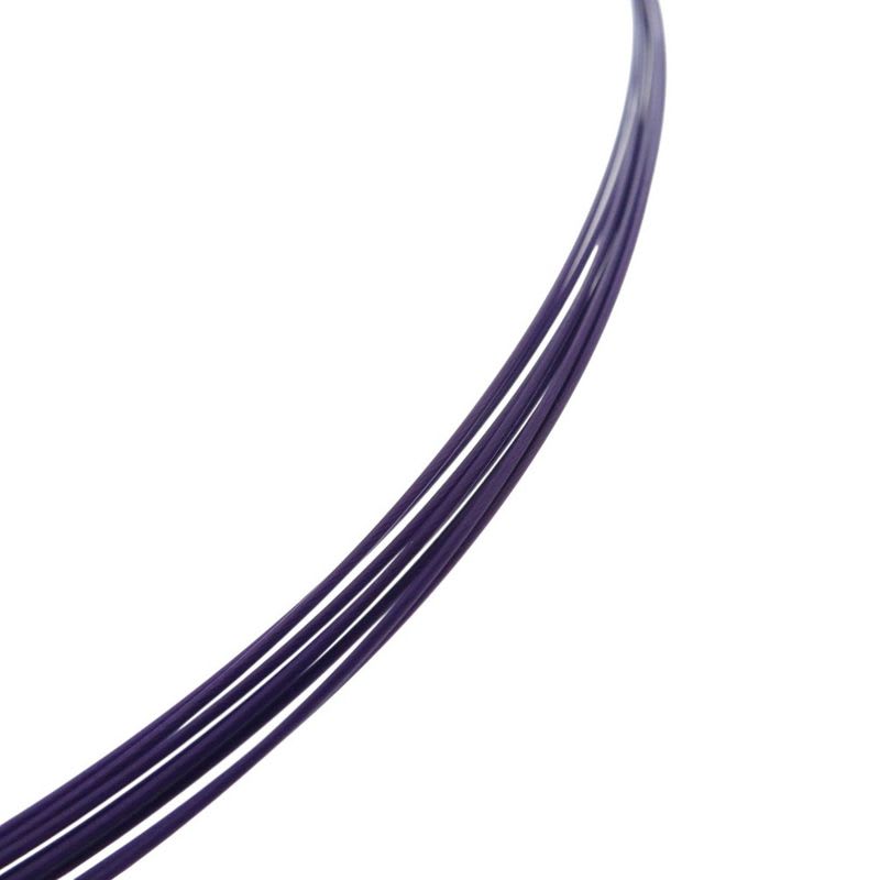 Hermes Ricine Choker Plastic Wire Purple 1413