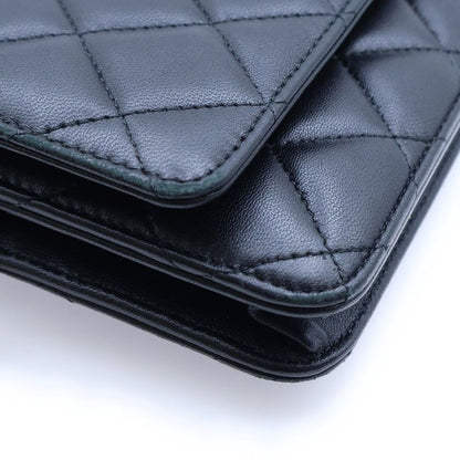 Chanel Chanel Quilted Timeless Classic Lambskin Leather Chain Wallet