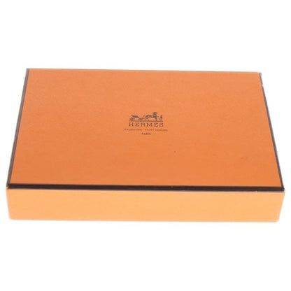 Hermes Etuit Carte GM Felt Gold Hardware Playing Card Case Multi Pouch Red