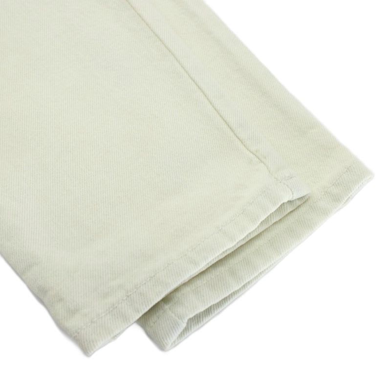 Chanel Denim Pants Jeans Tapered Coco Button Zip Fly 36 S White XZ