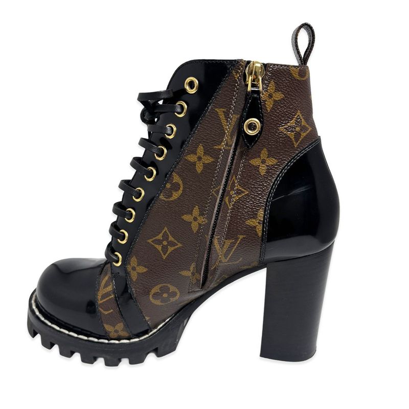 Louis Vuitton Short Boots Monogram Star Trail Ankle 37.5