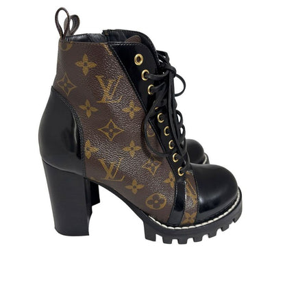 Louis Vuitton Short Boots Monogram Star Trail Ankle 37.5
