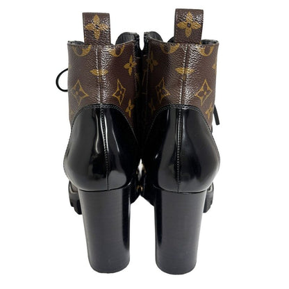 Louis Vuitton Short Boots Monogram Star Trail Ankle 37.5