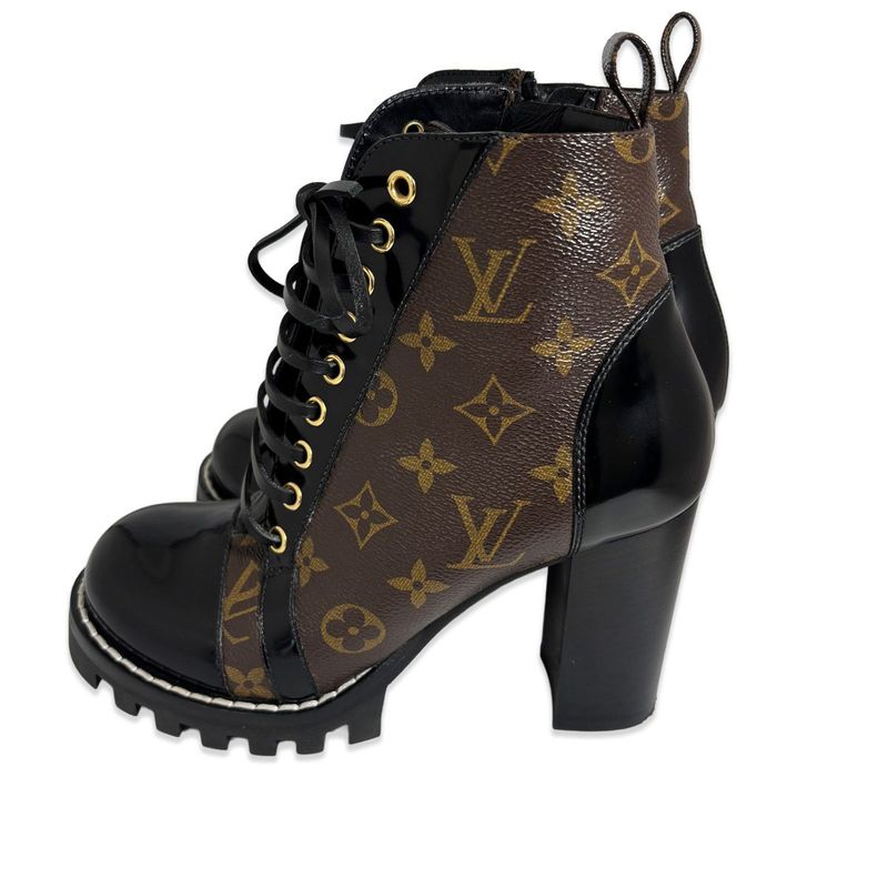Louis Vuitton Short Boots Monogram Star Trail Ankle 37.5
