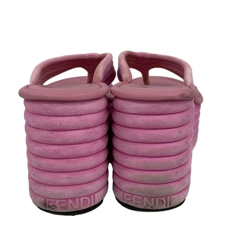 Fendi Mule 37 Women's Pink
