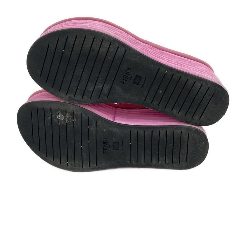 Fendi Mule 37 Women's Pink