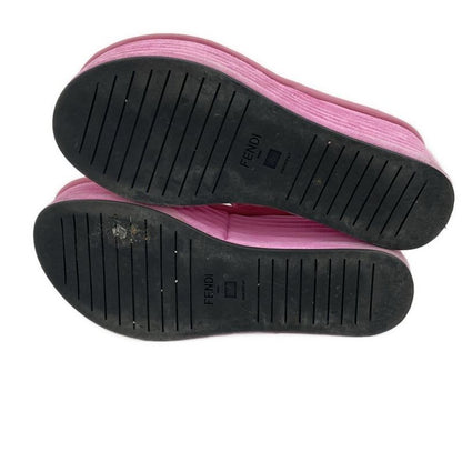 Fendi Mule 37 Women's Pink