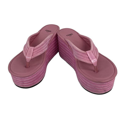 Fendi Mule 37 Women's Pink