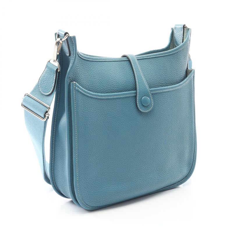 Hermes Shoulder Bag Evelyne 3 Trois PM Blue Jean Other