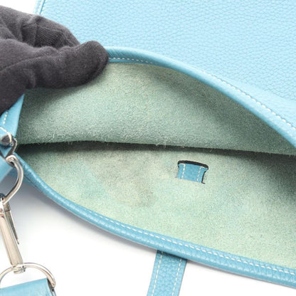Hermes Shoulder Bag Evelyne 3 Trois PM Blue Jean Other