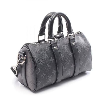 Louis Vuitton Handbag Keepall Bandouliere 25 PVC Coated Canvas Leather