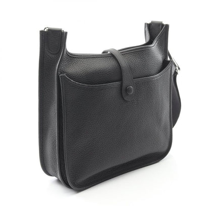 Hermes Shoulder Bag Evelyne 3 Trois PM Black Leather