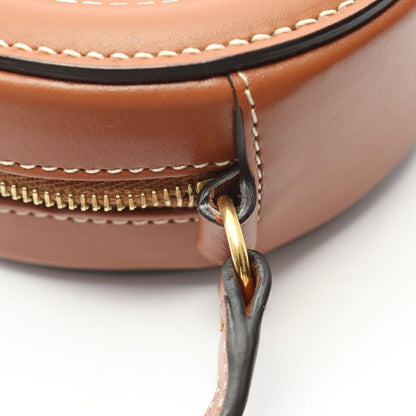 Celine Shoulder Bag Crossbody Oval Purse Cuill Triomphe 10 I703 Brown Leather