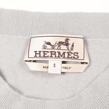 Hermes Knit Point Faubourg Cashmere Silk Sweater Men's