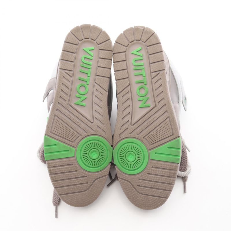 Louis Vuitton Sneakers Skate Line Gray Green Leather