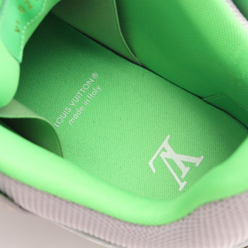 Louis Vuitton Sneakers Skate Line Gray Green Leather