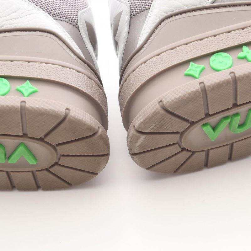 Louis Vuitton Sneakers Skate Line Gray Green Leather