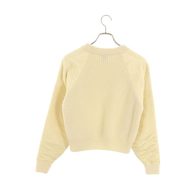 Louis Vuitton Rw231 W SN6 Fokl03 Switching Nylon Sleeve Knit Women's