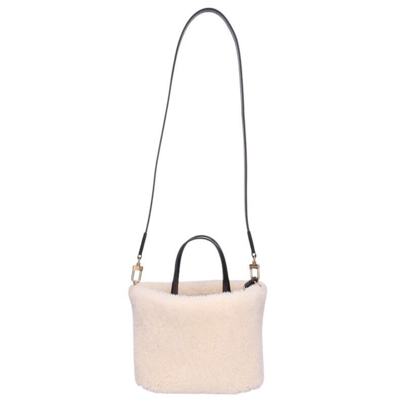 Louis Vuitton Neverfull Inside Out BB Shearling Monogram Canvas Reversibl