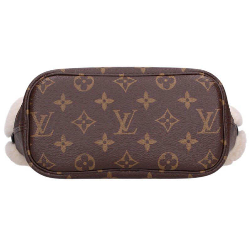 Louis Vuitton Neverfull Inside Out BB Shearling Monogram Canvas Reversibl