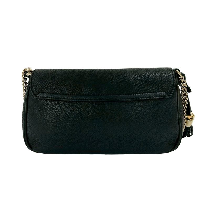 Gucci Soho GG Logo Embossed Leather Chain Shoulder Bag Pochette