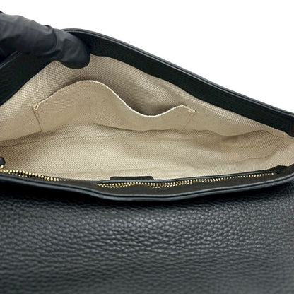 Gucci Soho GG Logo Embossed Leather Chain Shoulder Bag Pochette