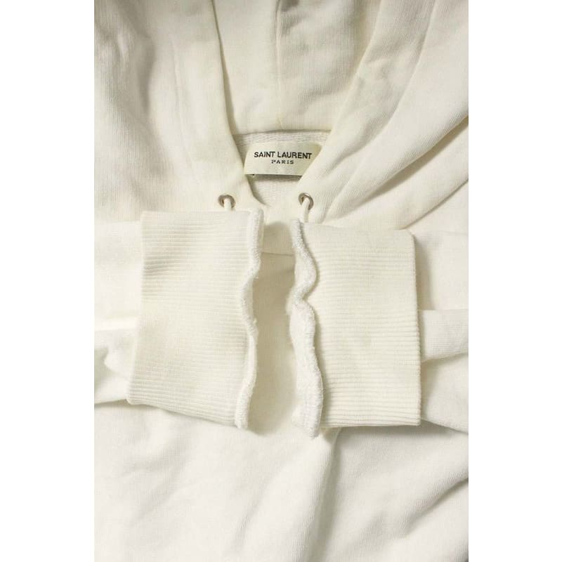 Saint Laurent Paris Yb2 PG Signature Logo Pullover Hoodie Men's