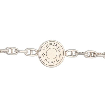 Hermes Chaine D'ancre Mini Serie TTPM Silver Necklace Ladies 40 cm