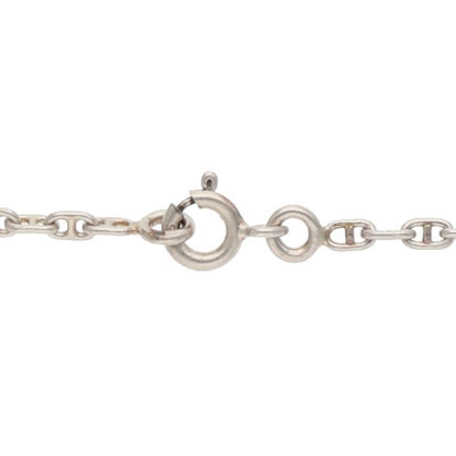 Hermes Chaine D'ancre Mini Serie TTPM Silver Necklace Ladies 40 cm