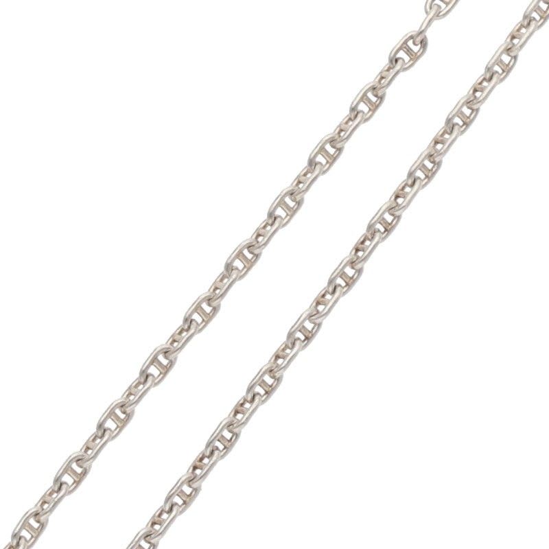 Hermes Chaine D'ancre Mini Serie TTPM Silver Necklace Ladies 40 cm
