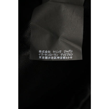 Saint Laurent Paris Y5 Rd2 Back Print Vintage Processing Rider Leather